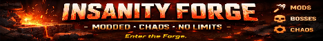 Insanity Forge Minecraft Server banner