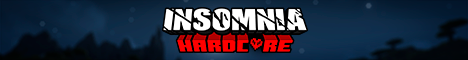 Insomnia Hardcore Minecraft Server banner
