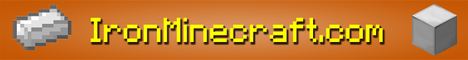 IronMinecraft Minecraft Server banner