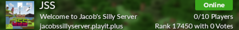 JSS Minecraft Server banner