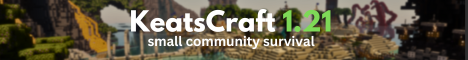 KeatsCraft Minecraft Server banner