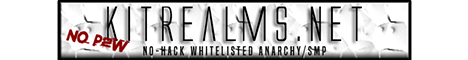 Kitrealms Minecraft Server banner