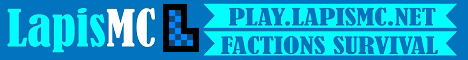 Lapis MC Minecraft Server banner