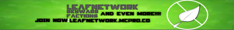 LeafNetWork Minecraft Server banner