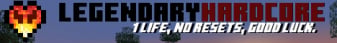 Legendary Hardcore Minecraft Server banner