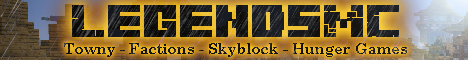 LegendsMC Minecraft Server banner