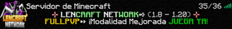 Lencraft Network Minecraft Server banner