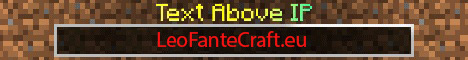 LeoFanteCraft Minecraft Server banner