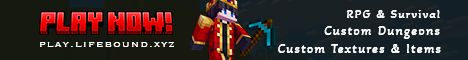 LifeBound SMP Minecraft Server banner