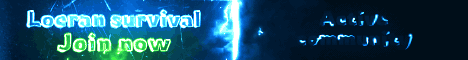 Loeran survival Minecraft Server banner
