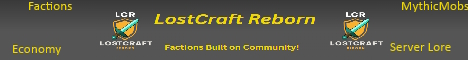 LostCraft Reborn Minecraft Server banner