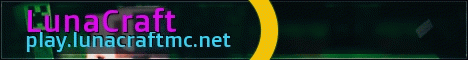 LunaCraft Minecraft Server banner