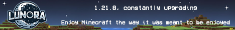 LunoraSMP Minecraft Server banner