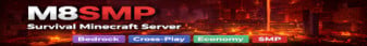 ☠️ M8SMP ☠️ Minecraft Server banner