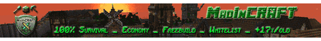 MadInCRAFT Minecraft Server banner