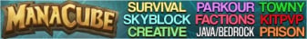 ManaCube Minecraft Server banner