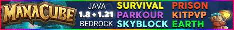 ManaCube Minecraft Server banner