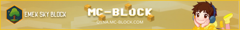 MC-Block Network Minecraft Server banner