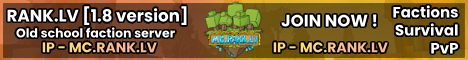 MC.RANK.LV Minecraft Server banner