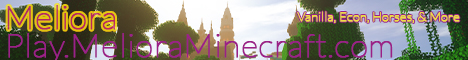 Meliora Minecraft Minecraft Server banner