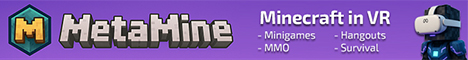 MetaMine VR Minecraft Server banner