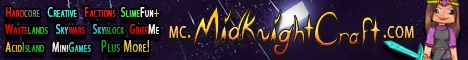 MidKnightCraft Minecraft Server banner