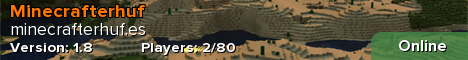 Minecrafterhuf Minecraft Server banner