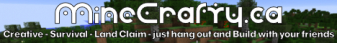 MineCrafty Server Minecraft Server banner