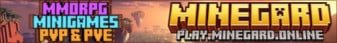 Minegard Online 🔥 MMORPG & Minigames Minecraft Server banner