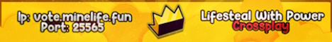 MineLife Minecraft Server banner