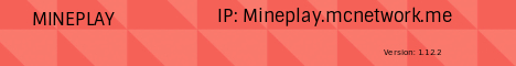 Mineplay Minecraft Server banner