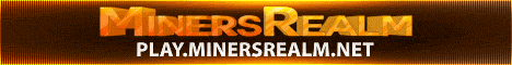 MinersRealm Minecraft Server banner