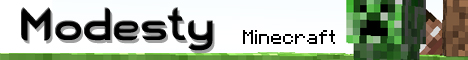 Modesty Minecraft Server banner