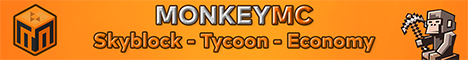 MonkeyMC Minecraft Server banner