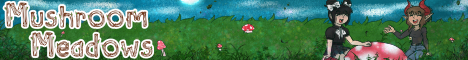 Mushroom Meadows Minecraft Server banner