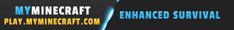 MyMinecraft - Enhanced Survival Minecraft Server banner