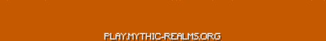 Mythic Realms Minecraft Server banner