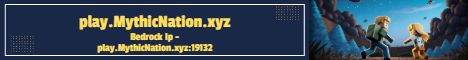 MythicNation Minecraft Server banner