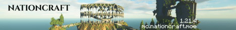 Nation Craft Minecraft Server banner