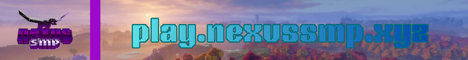 NexusSMP Minecraft Server banner