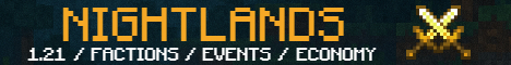 NightLands Minecraft Server banner