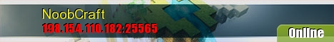 NoobCraft Minecraft Server banner