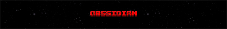 Obssidian Minecraft Server banner