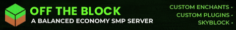 Off The Block Minecraft Server banner