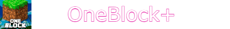 OneBlock Minecraft Server banner