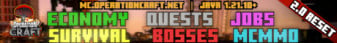 Operation: Craft Minecraft Server banner
