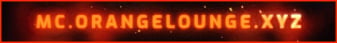 Orange Lounge Minecraft Server banner