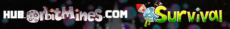OrbitMines Minecraft Server banner