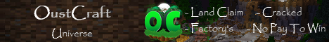 OustCraft Minecraft Server banner