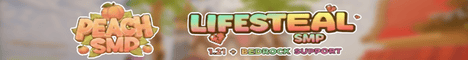 PeachSMP Minecraft Server banner